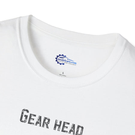 Gear Head Vintage T-Shirt - Text Design + Graphic-Modelcars.com-ModelCars.com
