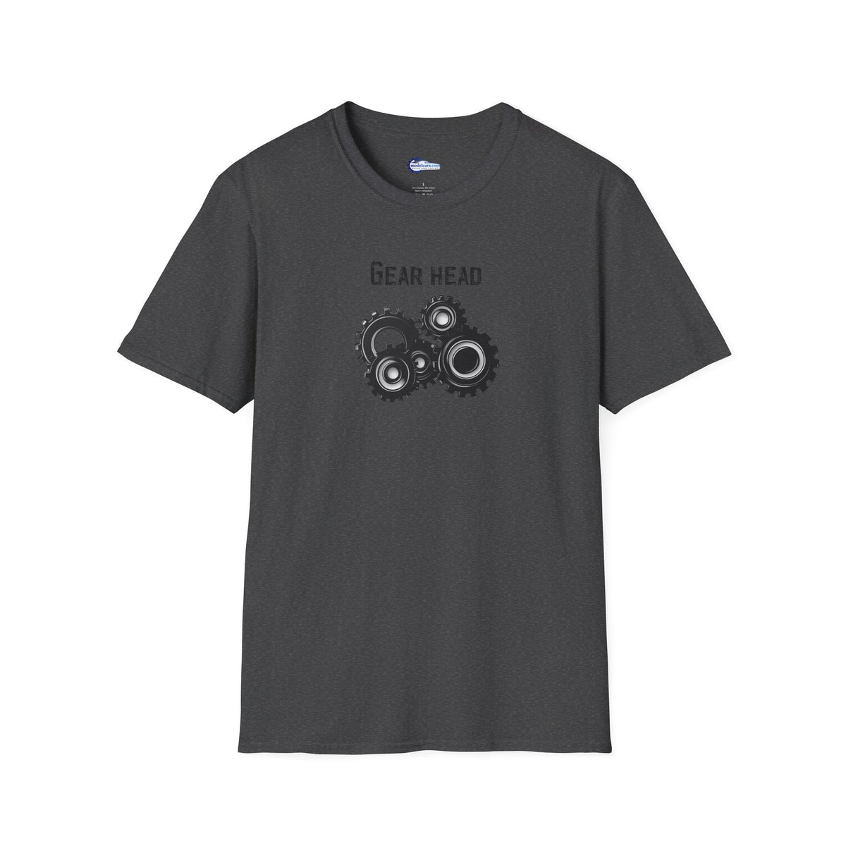 Gear Head Vintage T-Shirt - Text Design + Graphic-Modelcars.com-ModelCars.com