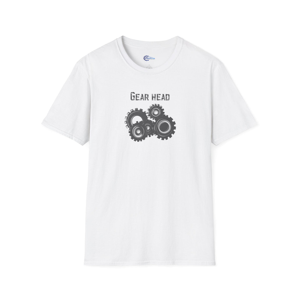 Gear Head Vintage T-Shirt - Text Design + Graphic-Modelcars.com-ModelCars.com