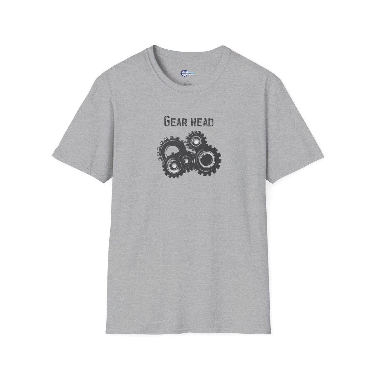 Gear Head Vintage T-Shirt - Text Design + Graphic-Modelcars.com-ModelCars.com