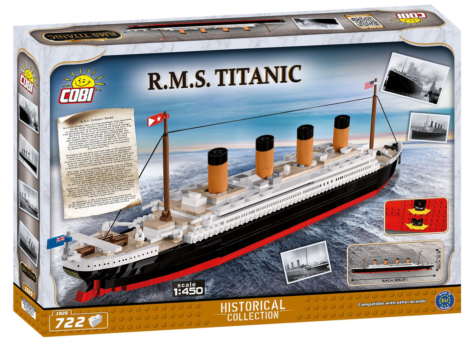 Cobi 722pcs HC R.M.S Titanic