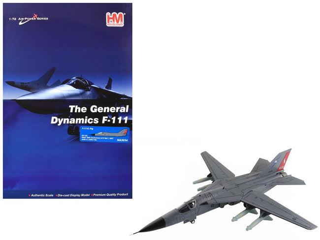 General Dynamics F-111C Pig Aircraft "90th Anniversary of No. 6 Squadron" (2007) Royal Australian Air Force "Air Power Series" 1/72 Diecast Model by Hobby Master-Hobby Master-ModelCars.com