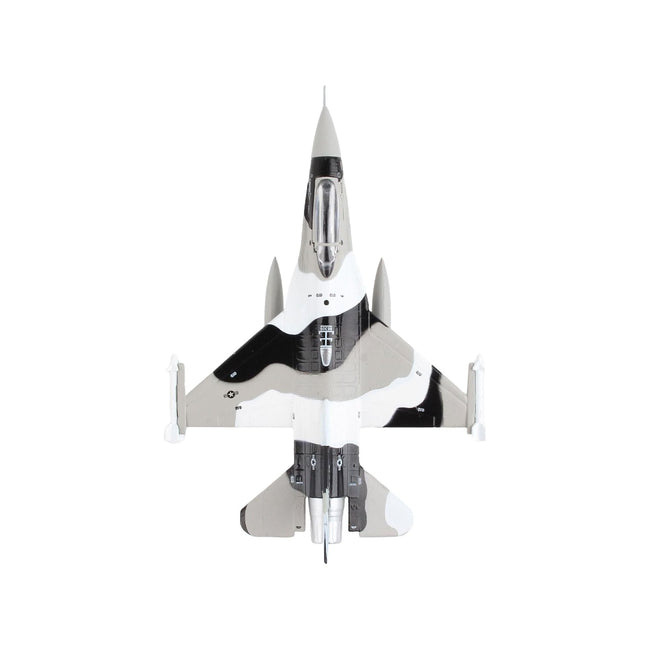 General Dynamics F - 16 Fighting Falcon Fighter Aircraft Arctic Camouflage "United States Air Force" 1/126 Diecast Model Airplane by Postage Stamp - Postage Stamp - ModelCars.com