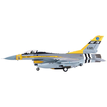 General Dynamics F - 16C Fighting Falcon Fighter Aircraft "USAF Texas ANG 182nd FS Lone Star Gunfighters 70 years Anniversary Edition" (2017) 1/72 Diecast Model by JC Wings - JC Wings - ModelCars.com