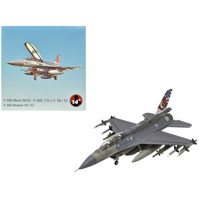 General Dynamics F-16D Fighting Falcon Fighter Aircraft "425th Fighter Squadron Best of Both Worlds Peace Carvin II 25th Anniversary Livery 56th Fighter Wing Luke AFB" (2018) United States Air Force 1/72 Diecast Model Airplane-Other-ModelCars.com