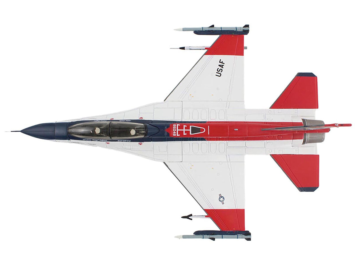 General Dynamics X-62A VISTA Aircraft with Missiles "86-0048 USAF Test Pilot School Edwards Air Force Base" (2024) United States Air Force "Air Power Series" 1/72 Diecast Model by Hobby Master-Hobby Master-ModelCars.com