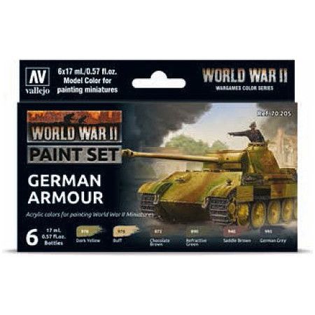 GERMAN ARMOUR SET (6) - Vallejo - ModelCars.com
