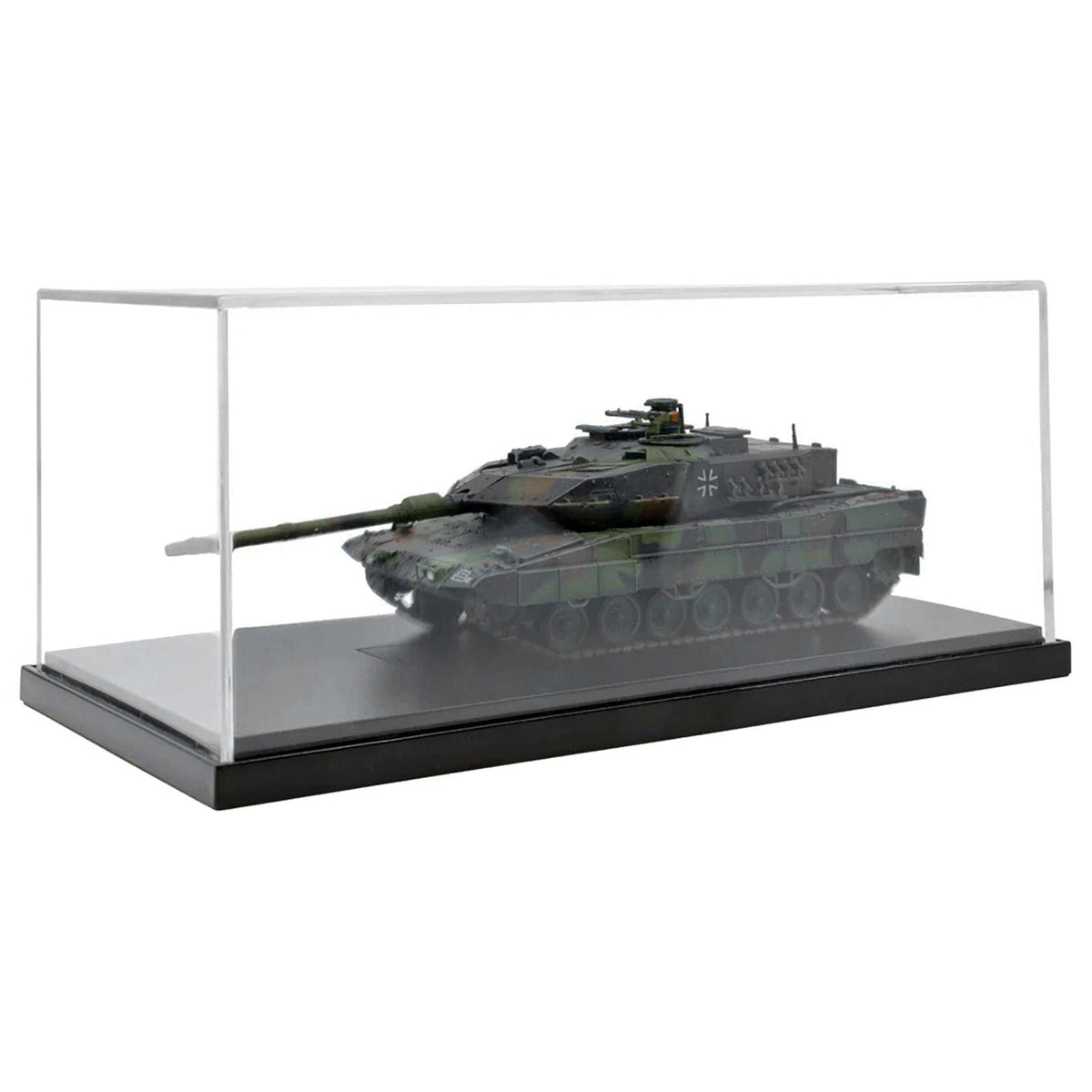 German Kampfpanzer Leopard 2A6EX Main Battle Tank Woodland Camouflage 1/72 Diecast Model by Panzerkampf - Panzerkampf - ModelCars.com