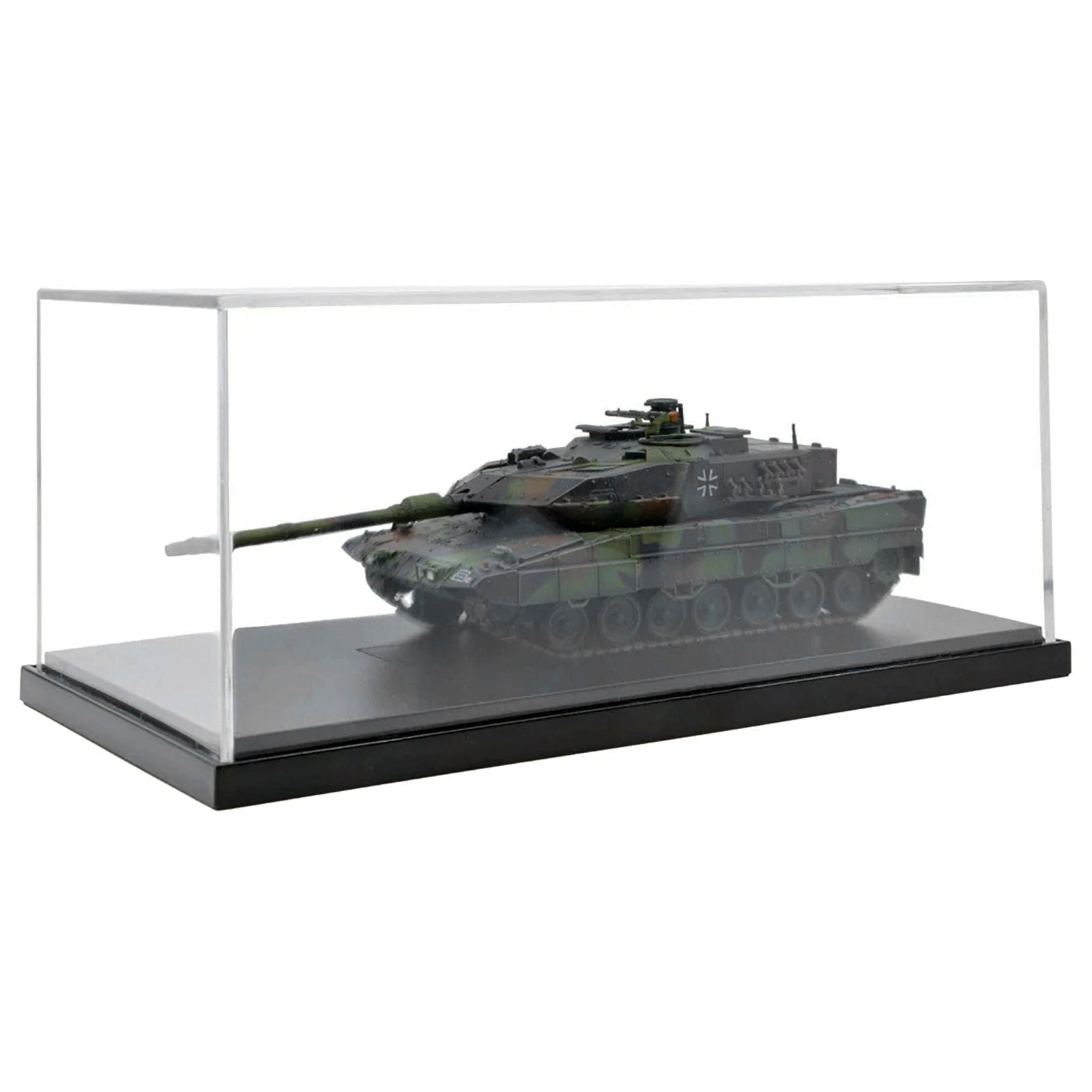 German Kampfpanzer Leopard 2A6EX Main Battle Tank Woodland Camouflage 1/72 Diecast Model by Panzerkampf - Panzerkampf - ModelCars.com