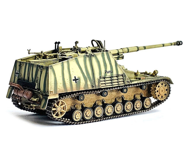 German Sd.Kfz.164 Hornisse "Nashorn" Armored Vehicle "Puma German Army" "NEO Dragon Armor" Series 1/72 Plastic Model by Dragon Models-Dragon Models-ModelCars.com