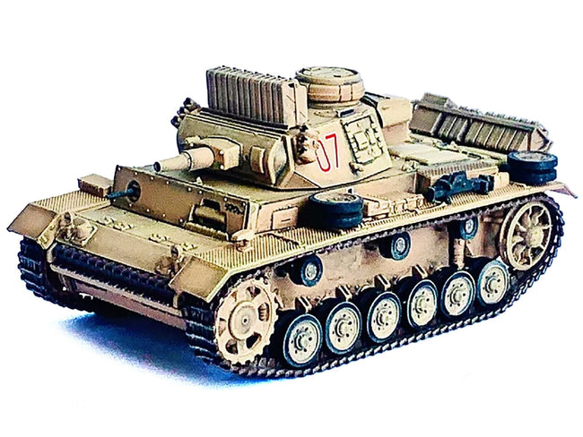 Germany Pz.Kpfw.III Ausf.N DAK Tank #07 "s.Pz.Abt.501 Tunisia" (1942/43) "NEO Dragon Armor" Series 1/72 Plastic Model by Dragon Models-Dragon Models-ModelCars.com