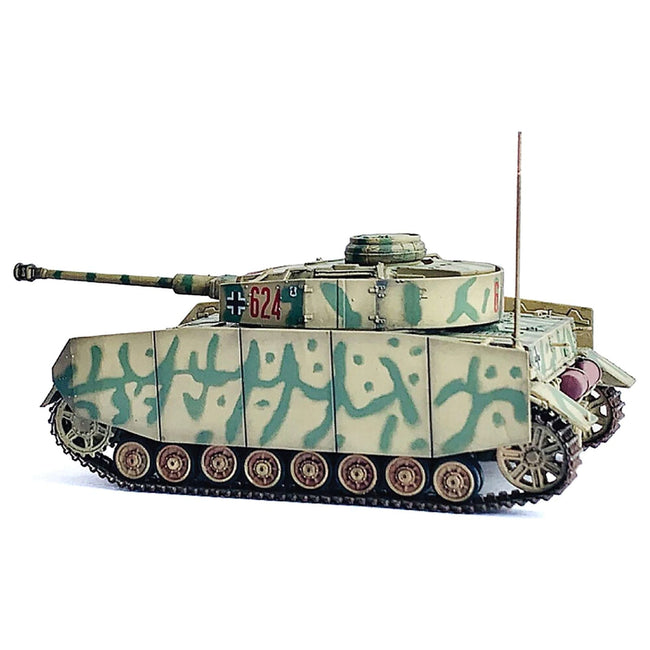 Germany Pz.Kpfw.IV Ausf.H with Schurzen Tank #624 "3.Pz.Div. Ukraine" (1943) "NEO Dragon Armor" Series 1/72 Plastic Model by Dragon Models-Dragon Models-ModelCars.com