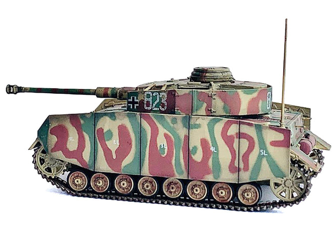 Germany Pz.Kpfw.IV Ausf.H with Schurzen Tank #823 "2.Pz.Div. Normandy" (1944) "NEO Dragon Armor" Series 1/72 Plastic Model by Dragon Models-Dragon Models-ModelCars.com