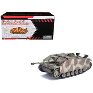 Germany StuG III Ausf. G "Early Production" with Schurzen Tank "Pz.Gren.Div. Totenkopf Kursk" (1943) "NEO Dragon Armor" Series 1/72 Plastic Model by Dragon Models