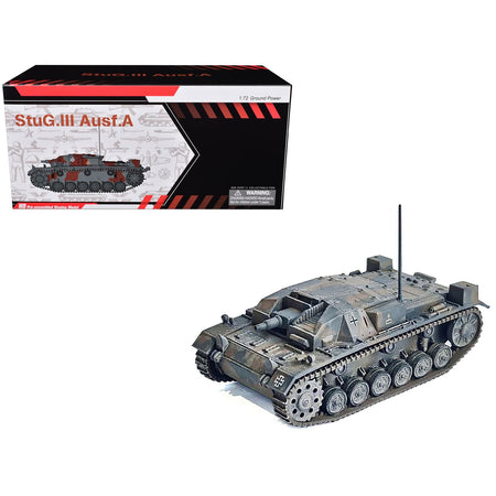 Germany StuG.III Ausf.A Tank "France" (1940) "NEO Dragon Armor" Series 1/72 Plastic Model by Dragon Models-Dragon Models-ModelCars.com