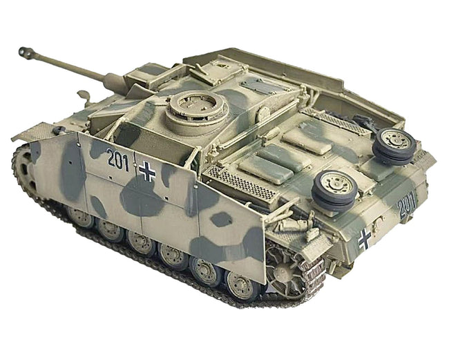 Germany StuG.III Ausf.G Early Production Tank with Schurzen #201 "StuG Brigade 242 Italy" (1943) "NEO Dragon Armor" Series 1/72 Plastic Model by Dragon Models-Dragon Models-ModelCars.com