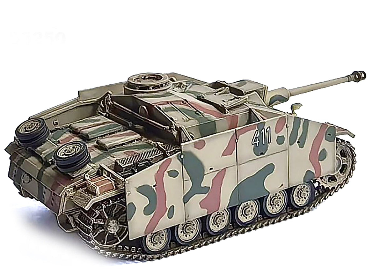Germany StuG.III Ausf.G Early Production Tank with Schurzen #411 "Panzer Abteilung 115 Italy" (1943) "NEO Dragon Armor" Series 1/72 Plastic Model by Dragon Models-Dragon Models-ModelCars.com