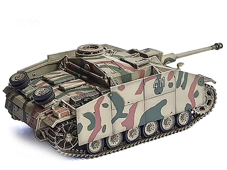 Germany StuG.III Ausf.G Early Production Tank with Schurzen #411 "Panzer Abteilung 115 Italy" (1943) "NEO Dragon Armor" Series 1/72 Plastic Model by Dragon Models-Dragon Models-ModelCars.com