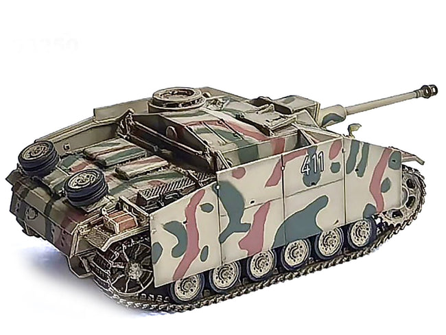 Germany StuG.III Ausf.G Early Production Tank with Schurzen #411 "Panzer Abteilung 115 Italy" (1943) "NEO Dragon Armor" Series 1/72 Plastic Model by Dragon Models-Dragon Models-ModelCars.com