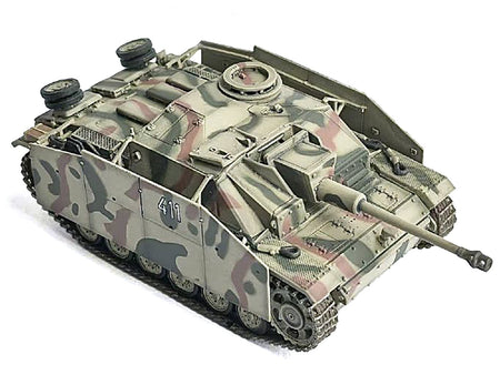 Germany StuG.III Ausf.G Early Production Tank with Schurzen #411 "Panzer Abteilung 115 Italy" (1943) "NEO Dragon Armor" Series 1/72 Plastic Model by Dragon Models-Dragon Models-ModelCars.com