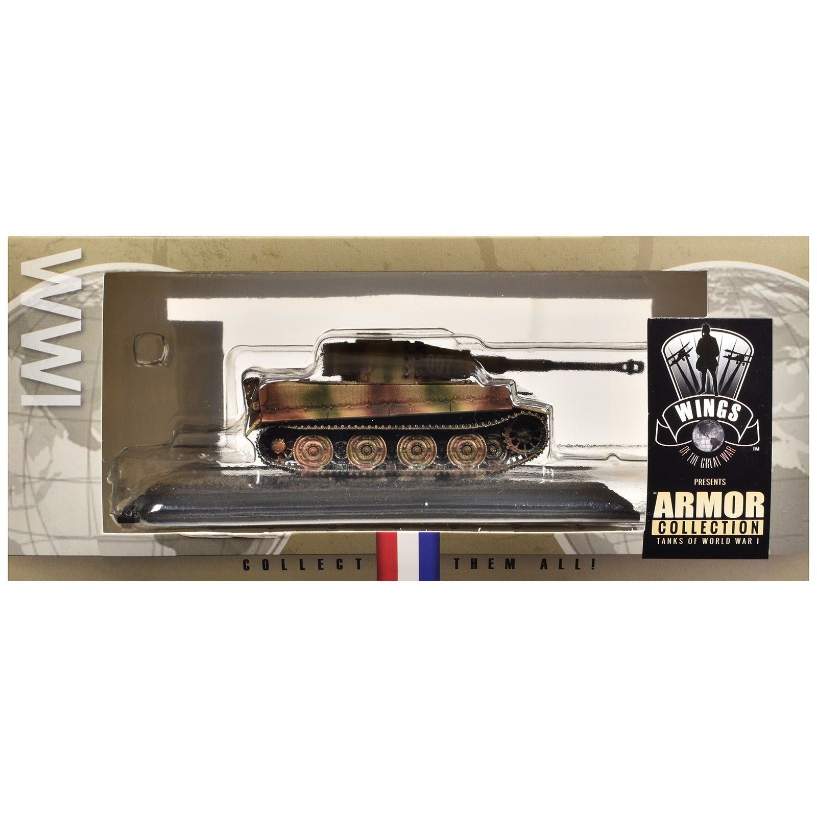 Germany Tiger I Tank "007" German Army "Armor Collection" Series 1/72 Model by Wings of the Great War - Wings Of The Great War - ModelCars.com