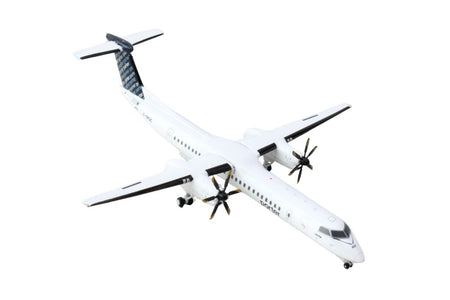 Bombardier Q400 Commercial Aircraft "Porter Airlines" (C-GKQC) White with Dark Blue Tail 1/400 Diecast Model Airplane by GeminiJets