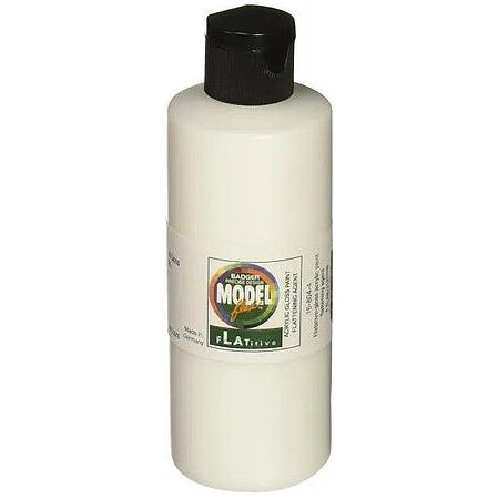 GLOSS ACRY FLAT AGENT 4OZ-Badger Air Brush-ModelCars.com