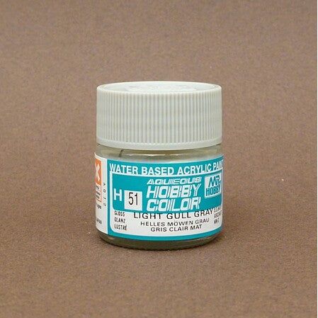 GLOSS LIGHT GULL GRAY 10M - Mr Hobby - ModelCars.com