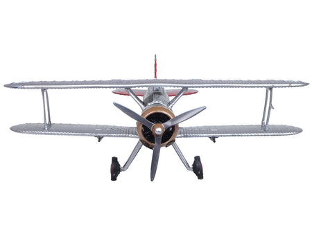 Gloster Gladiator Fighter Aircraft "No. 72 Squadron Church Fenton" (1937) British Royal Air Force "Oxford Aviation" Series 1/72 Diecast Model Airplane by Oxford Diecast-Oxford Diecast-ModelCars.com