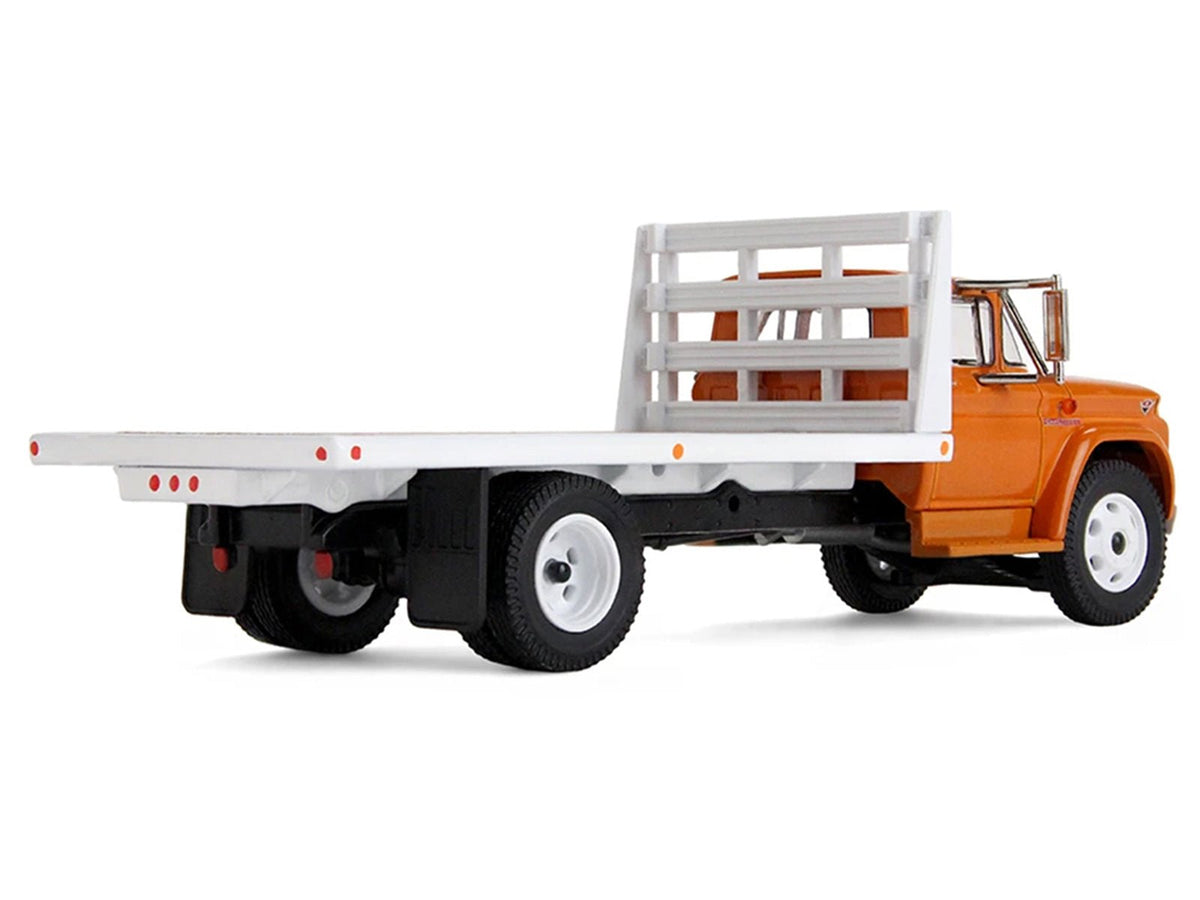 GMC 4000 Flatbed Truck Omaha Orange 1/64 Diecast Model by DCP/First Gear-First Gear-ModelCars.com