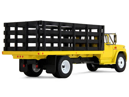 GMC 4000 Stake Truck Bright Yellow 1/64 Diecast Model by DCP/First Gear-First Gear-ModelCars.com