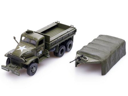 GMC CCKW 353 Truck With Mounted Gun Olive Drab "4148174-S" US Army World War II 1/72 Diecast Model by Legion-Legion-ModelCars.com