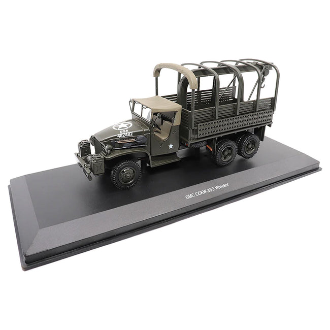 GMC CCKW353 Wrecker Tow Truck Olive Drab "United States Army" 1/43 Diecast Model by Militaria Die Cast - Militaria Die Cast - ModelCars.com