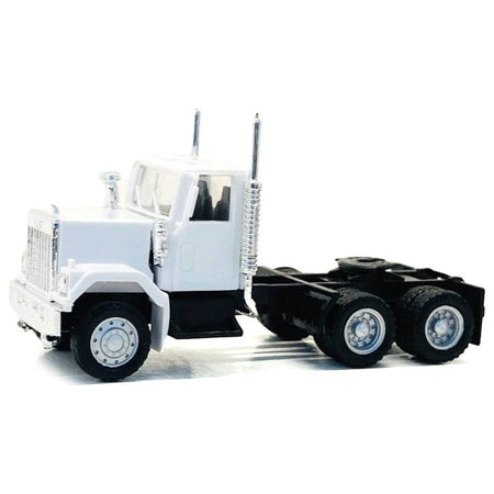 GMC Short Day Cab White 1/87 (HO) Plastic Model Car by Promotex - Promotex - ModelCars.com