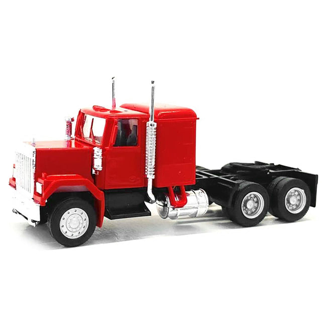 GMC Sleeper Cab Red 1/87 (HO) Plastic Model Car by Promotex-Promotex-ModelCars.com