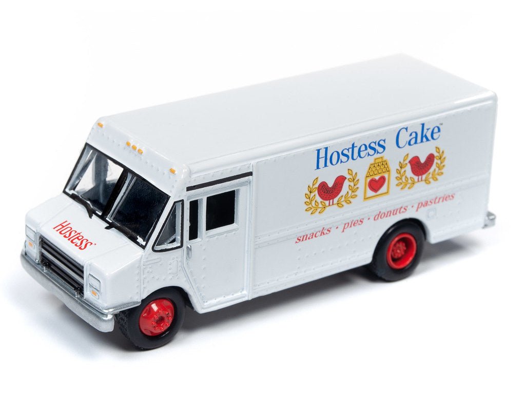 GMC Step Van White with "Hostess" Country Billboard "Johnny Lightning 50th Anniversary" 1/64 Diecast Model by Johnny Lightning-Johnny Lightning-ModelCars.com