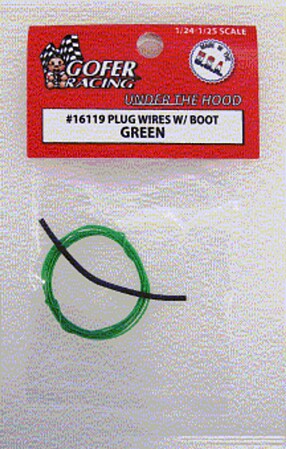 Gofer Racing Plug Wires with Boot (Green)