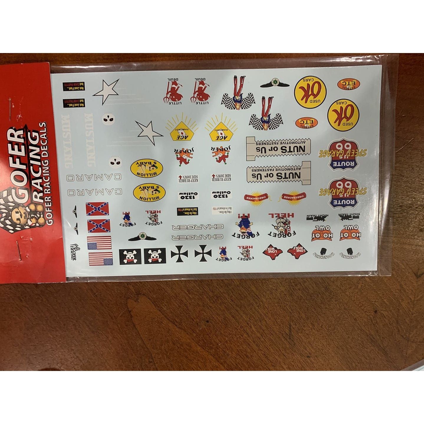 Gofer Racing 1/25 Scale Racing "Odds & Ends" Waterslide Decals - Gofer Racing - ModelCars.com