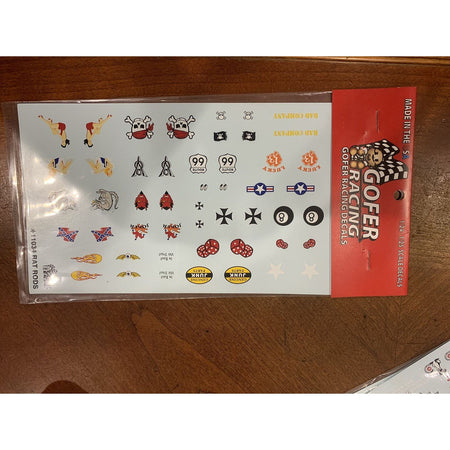 Gofer Racing 1/25 Scale "Rat Rods" Decal Sheet - Gofer Racing - ModelCars.com