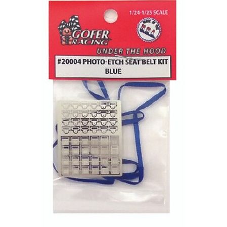 Gofer Racing Photo-Etch Blue Seatbelt-Gofer Racing-ModelCars.com