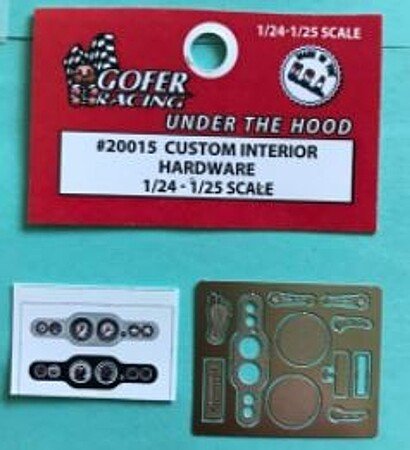 Gofer Racing Photo Etched Custom Interior Hardware-Gofer Racing-ModelCars.com