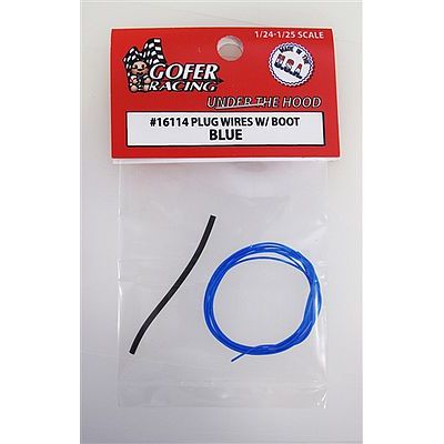 Gofer Racing Plug Wires with Boot - Blue - Gofer Racing - ModelCars.com
