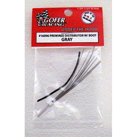 Gofer Racing Wired Distributor with Boot (Gray)-Gofer Racing-ModelCars.com