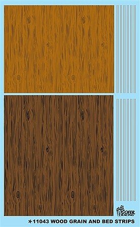 Gofer Racing Wood Grain & Bed Stripes Decal-Gofer Racing-ModelCars.com