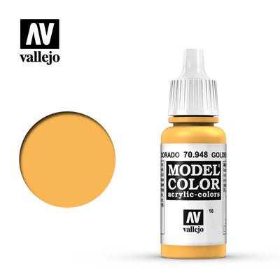 GOLDEN YELLOW MATTE 17M - Vallejo - ModelCars.com