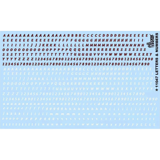 GR LETTERS & NUMBERS CAR - Gofer Racing - ModelCars.com