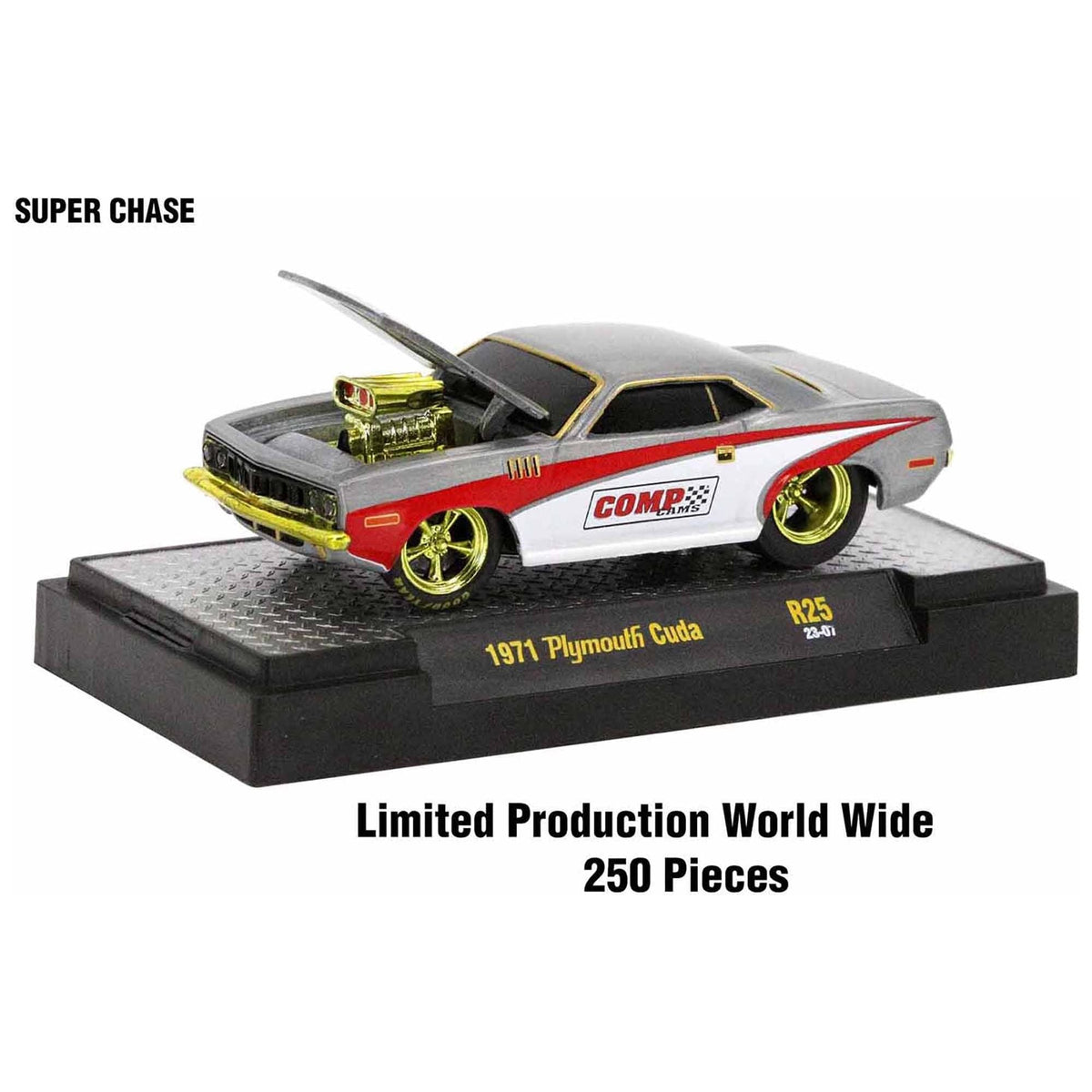 "Ground Pounders" 6 Cars Set Release 25 IN DISPLAY CASES Limited Edition 1/64 Diecast Model Cars by M2 Machines-M2-ModelCars.com