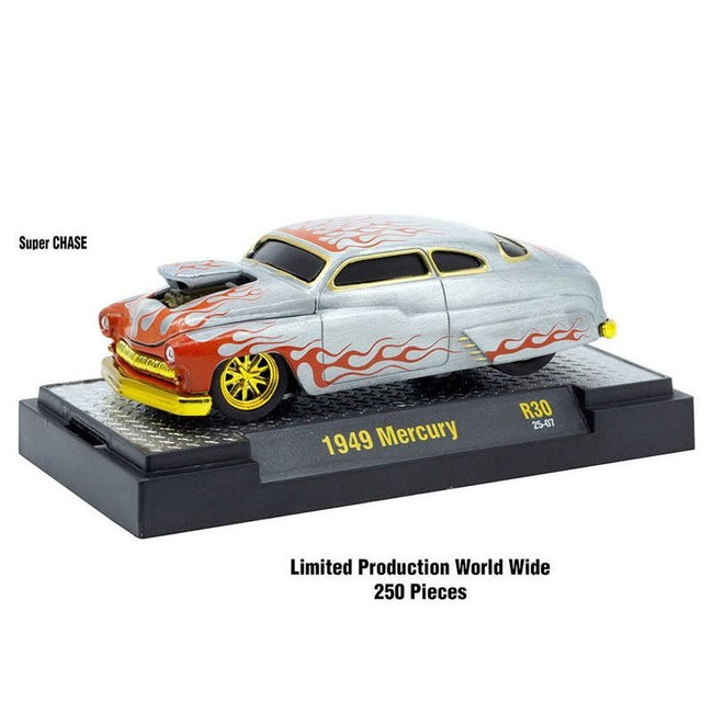 "Ground Pounders" 6 Cars Set Release 30 IN DISPLAY CASES Limited Edition 1/64 Diecast Model Cars by M2 Machines-M2-ModelCars.com