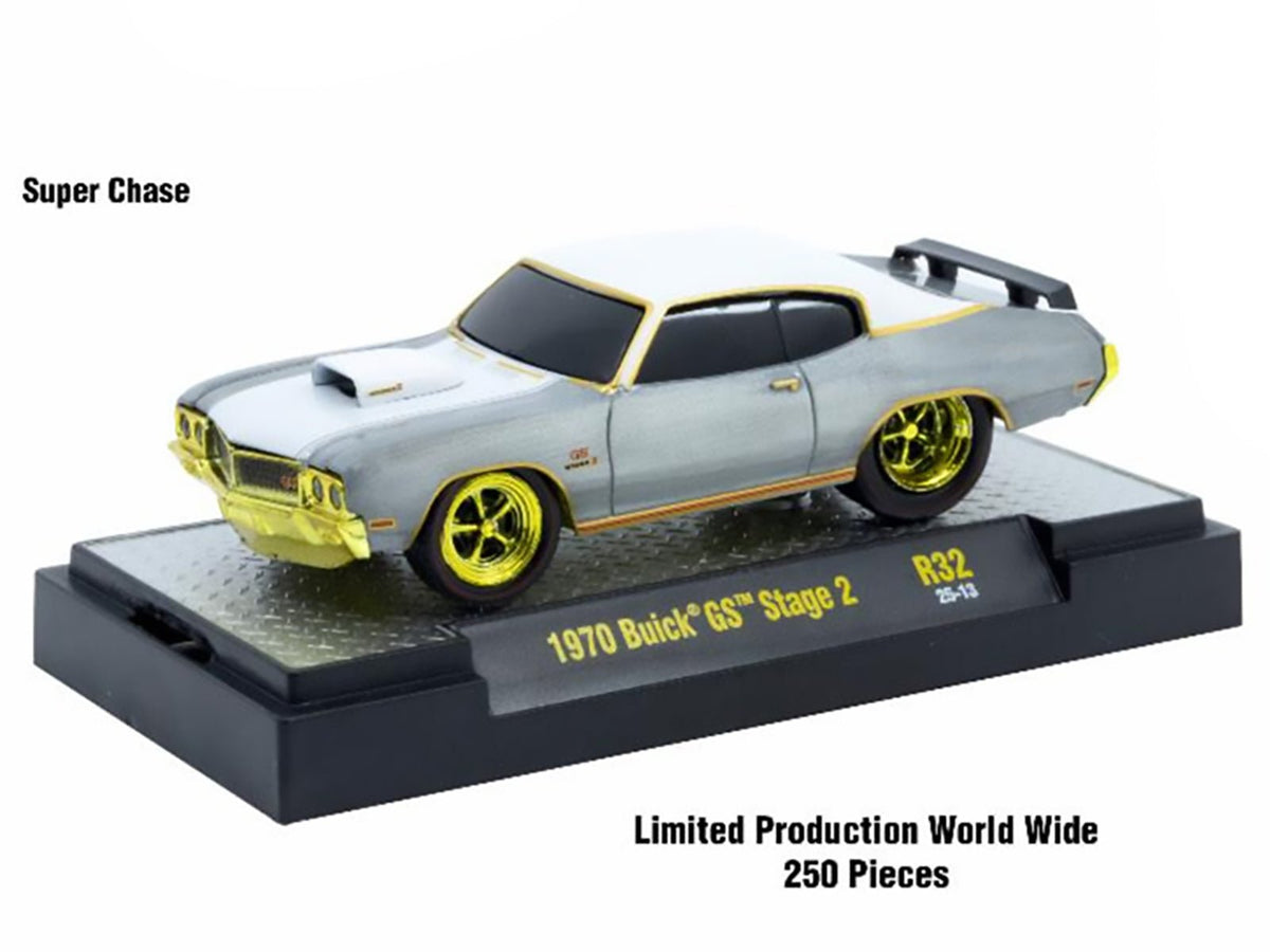 "Ground Pounders" 6 Cars Set Release 32 IN DISPLAY CASES Limited Edition 1/64 Diecast Model Cars by M2 Machines-M2-ModelCars.com