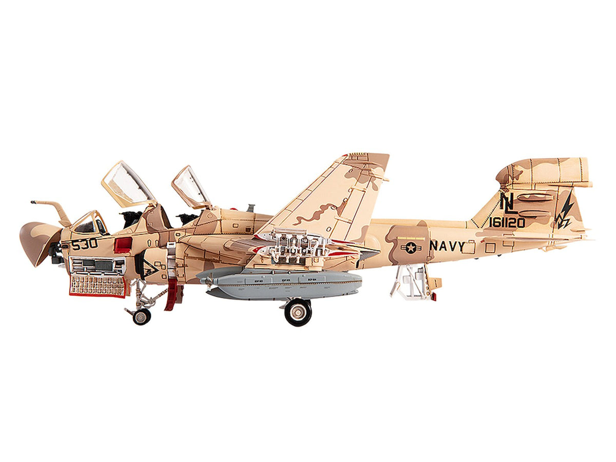 Grumman EA-6B Prowler Attack Aircraft "VAQ-133 Wizards Afghanistan" (2007) United States Navy 1/72 Diecast Model by JC Wings-JC Wings-ModelCars.com
